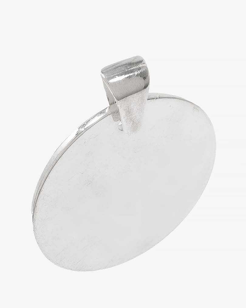 تعليقة قلادة فضة رجالية عيار 925 كلاسيكي