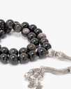 Luxury obsidian glass rosary