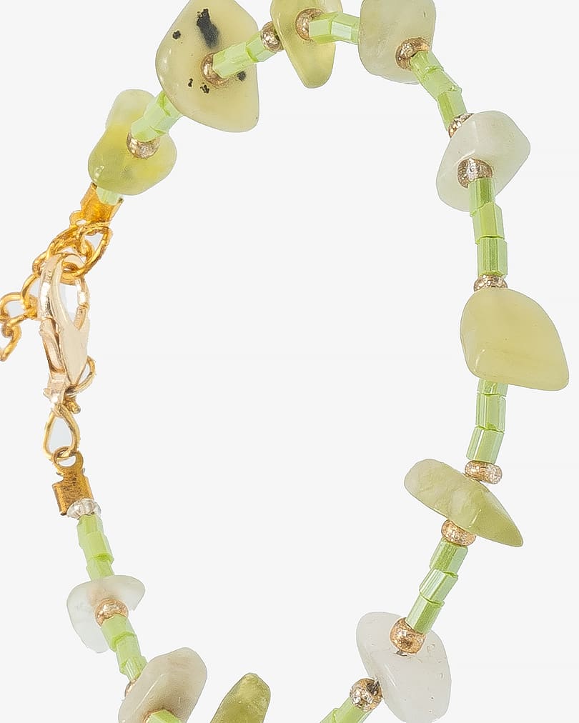 سوار معصم نسائي أفينتورين أخضر طبيعي