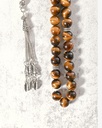 Elegant honey tiger eye rosary