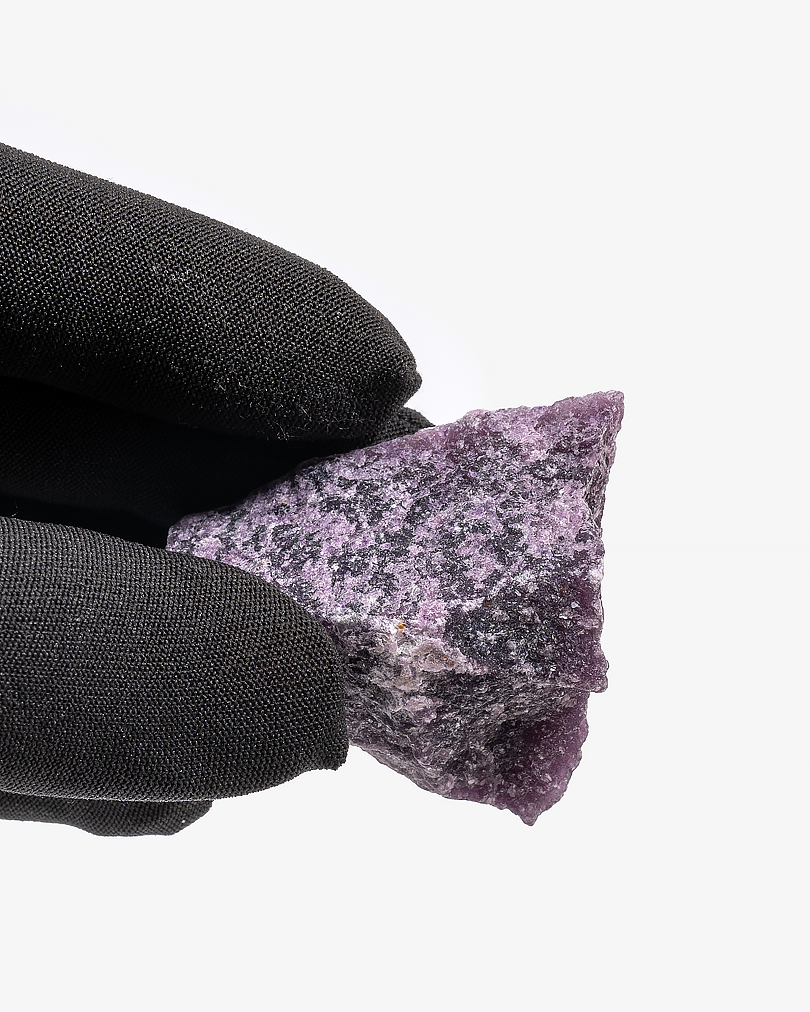 حجر ليبيدوليت الطبيعي الخام الأصلي