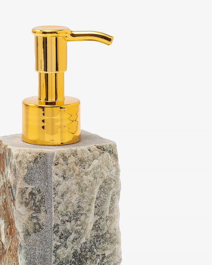 موزع صابون سائل من حجر افينتورين طبيعي فاخر