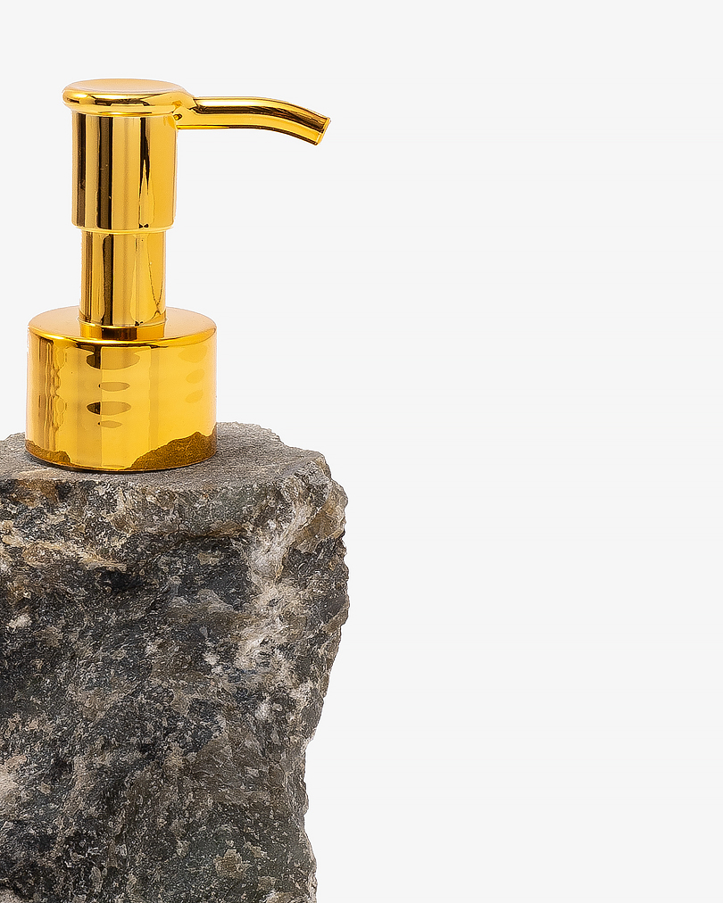 موزع صابون سائل من حجر لابرادوريت طبيعي فاخر