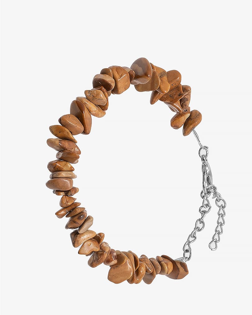 سوار حجر يشب بني طبيعي نسائي فاخر