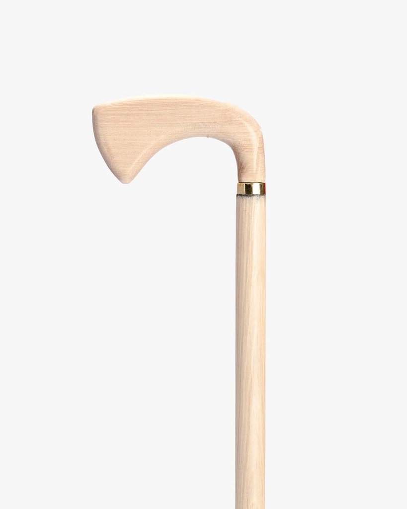 عصا عكاز خشب اللوز الطبيعي