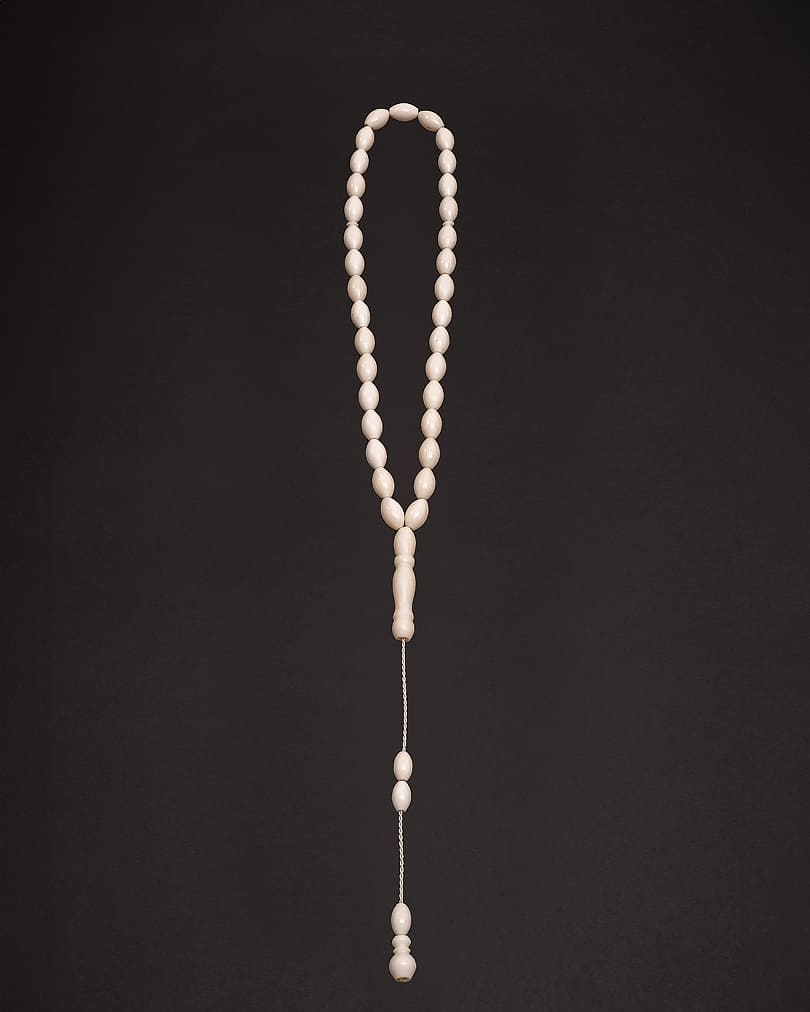 Plain olive camel bone rosary