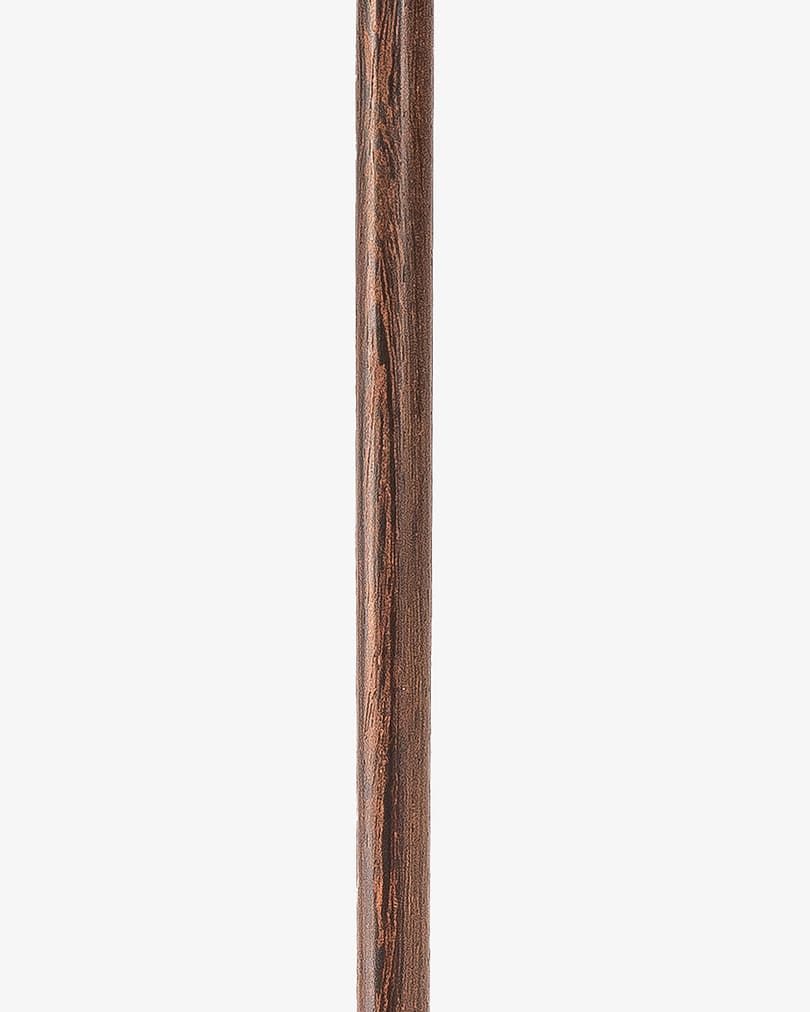 عصا عكاز خشب فينجي طبيعي براس حصان أصفر