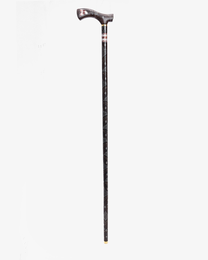 عصا عكاز فينجي صدف طبيعي فاخر