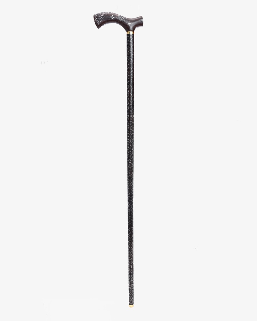 عصا عكاز خشب فينجي طبيعي فاخر