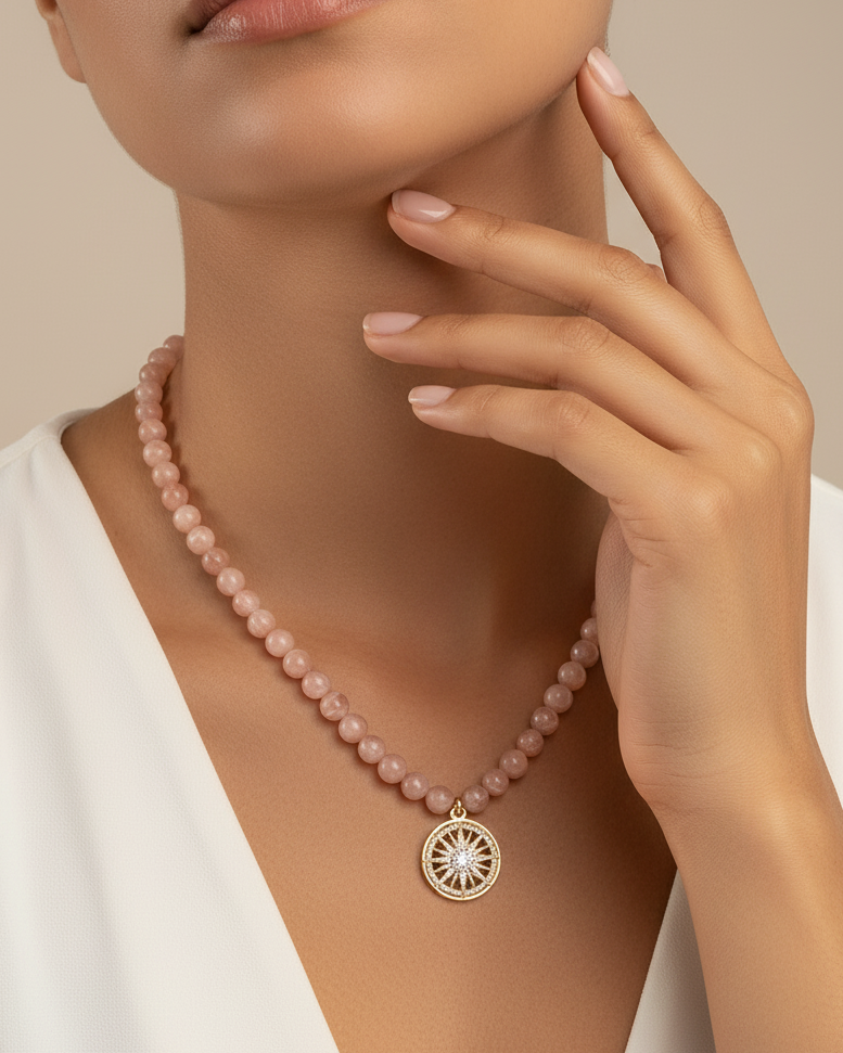 سلسلة فاخر من الحجر الرملي الطبيعي