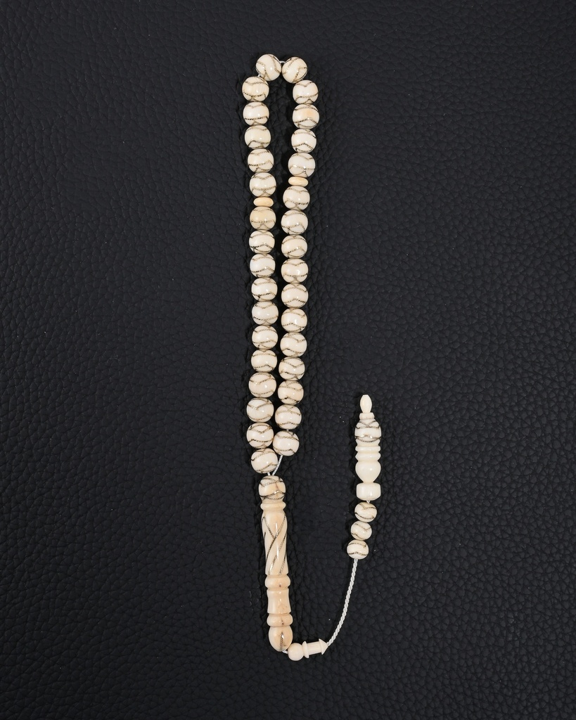 سبحة عاج ناب الفيل… نقاء يفوق الخيال