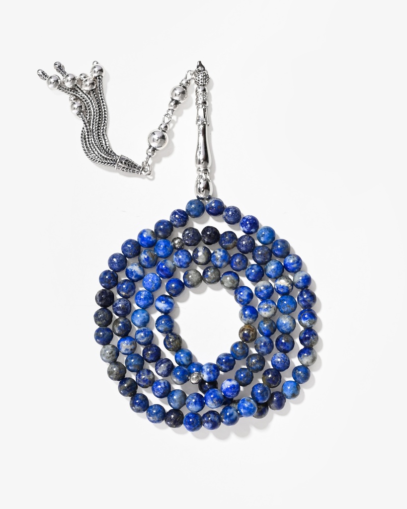 سبحة حجر اللازورد الفاخر درجة ثانية