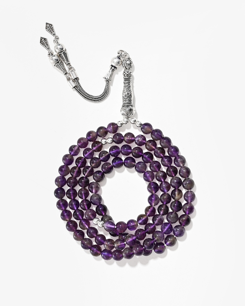 سبحة الجمشت الطبيعي – درجة أولى