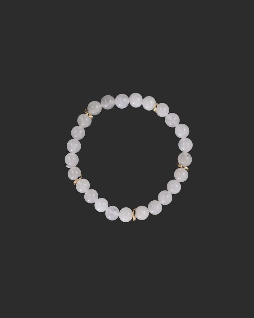 سوار الجاد الأبيض - نقاء وأناقة في كل لحظة