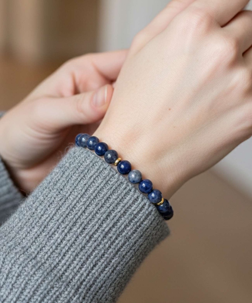 سوار السوداليت الأزرق - صفاء وأناقة عميقة