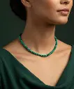 سلسلة الملاكيت الطبيعي – لمسة من الفخامة والطاقة الإيجابية