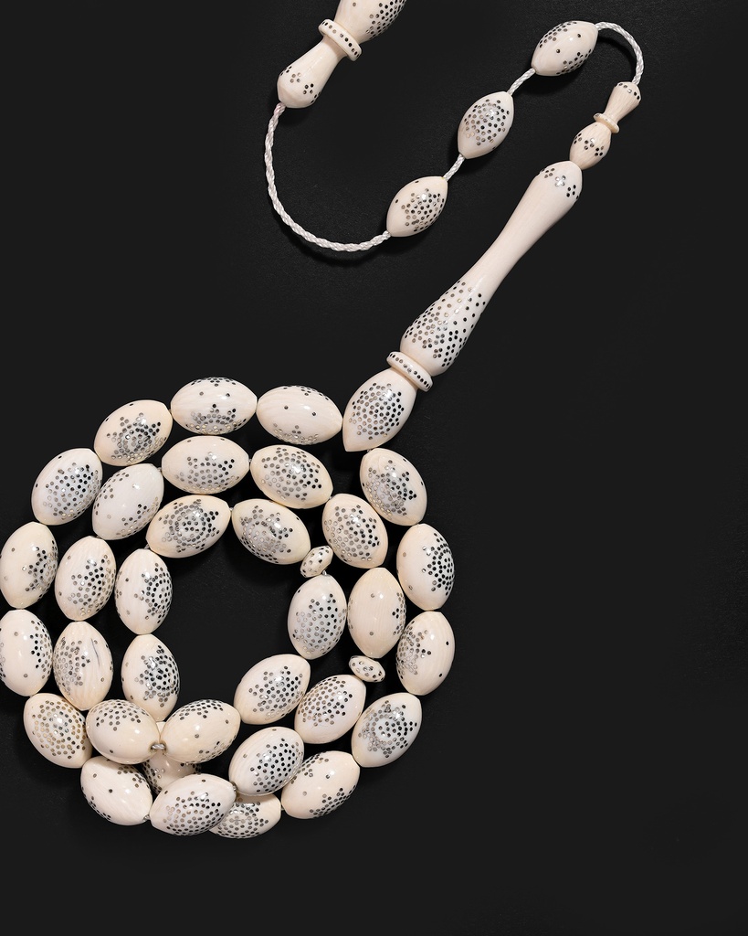 سبحة العاج الخالص (ناب الفيل)