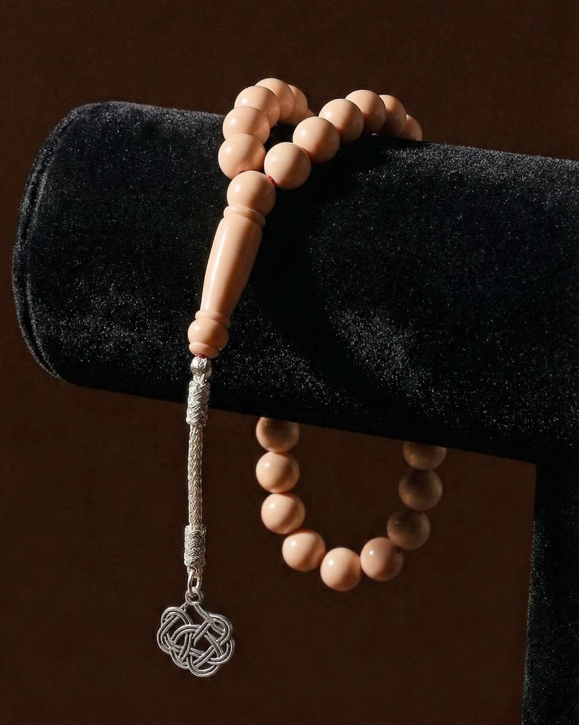 سبحة فاتوران صب جديد بيج سادة انيق