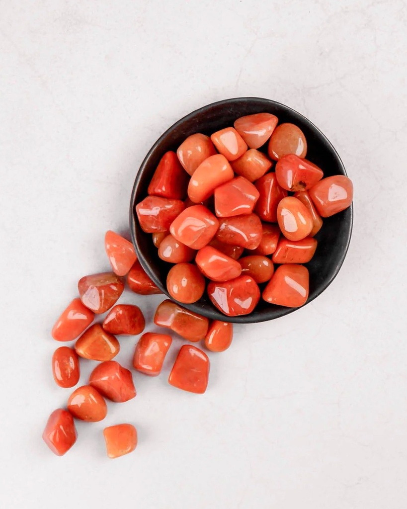 سبحة عقيق كارنلاين (درجة أولى)