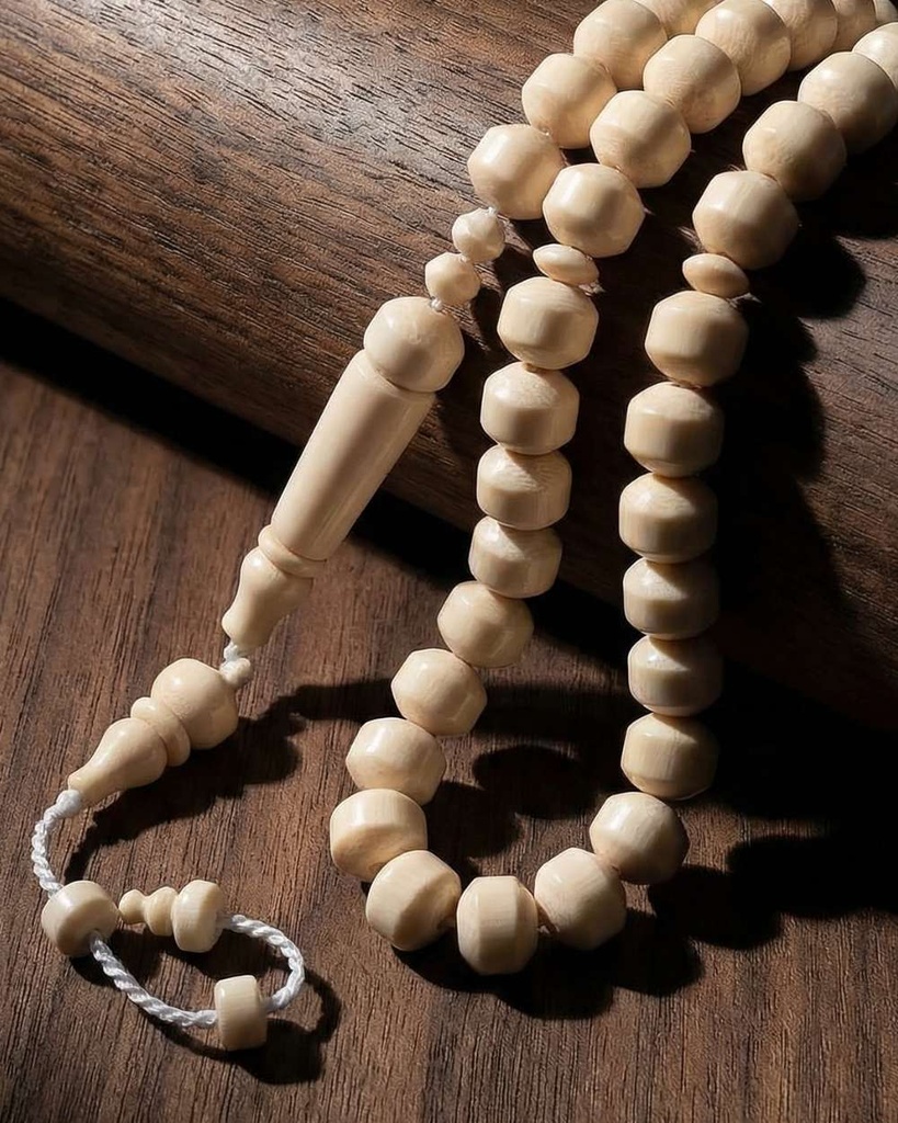 سبحة نادرة من العاج (ناب الفيل) فاخرة