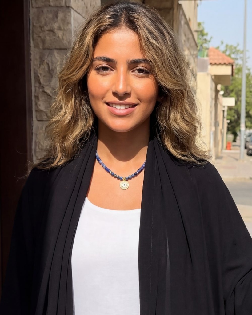 سلسلة نسائي بحجر اللازورد الأزرق الفاخر