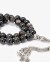 Luxury obsidian glass rosary