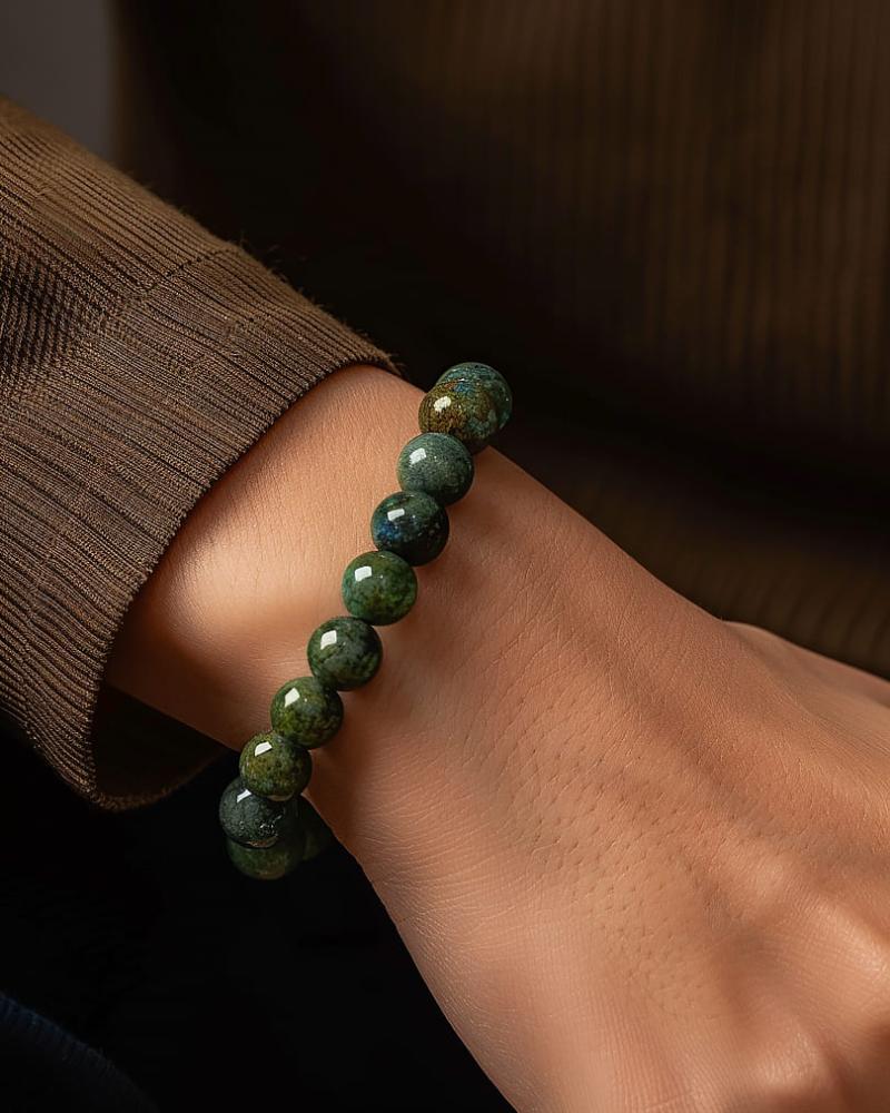 Green peridot bracelet