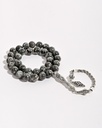 Grey Tourmaline Veined Rosary
