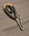 Labradorite and Citrine Silver Rosary