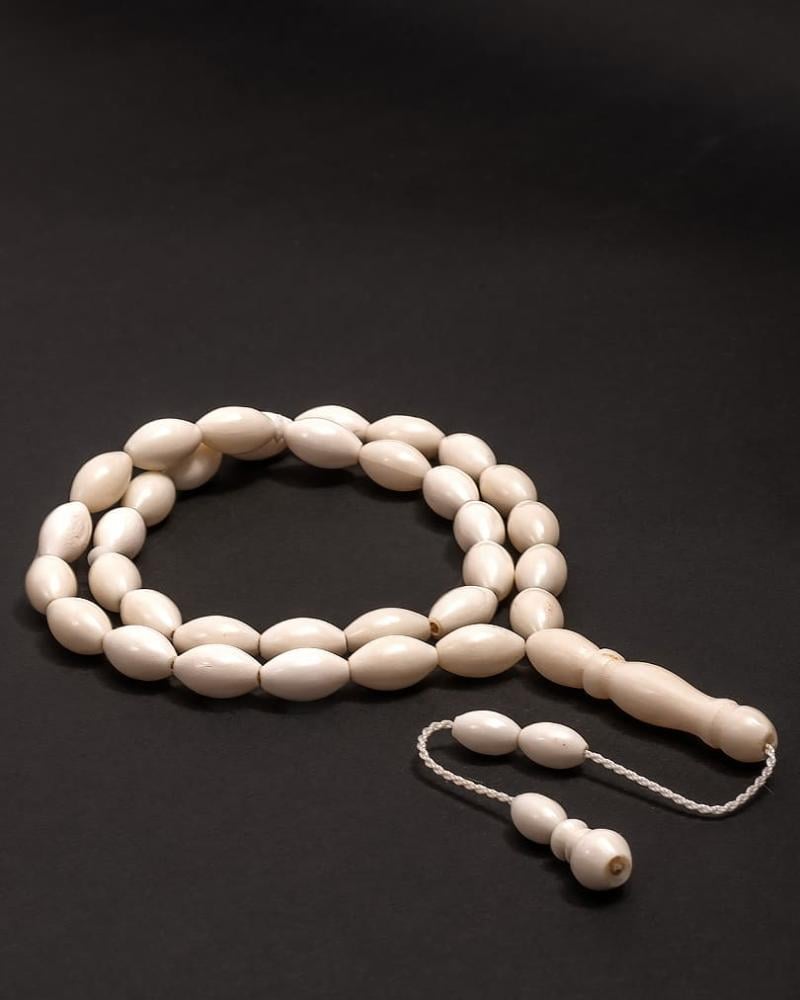 Plain olive camel bone rosary