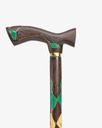 عصا عكاز فينجي شبيه ملاكيت وصدف