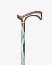 عصا عكاز فنجي طبيعي بالفيروز ولازورد الأنيق