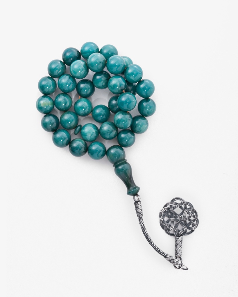 سبحة فاتوران صب جديد بعروق تركوازي