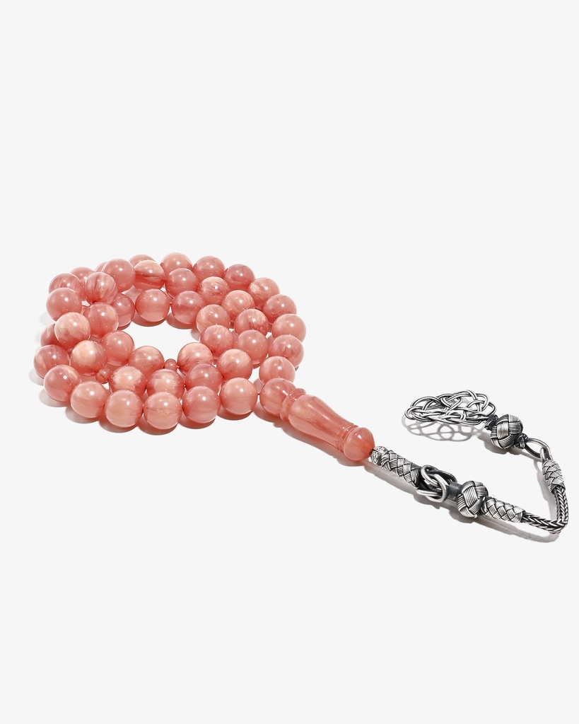 سبحة فاتوران صب جديد بعروق زهري