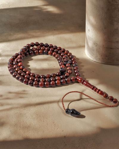 سبحة خشب كوك طبيعي 99 خرزة