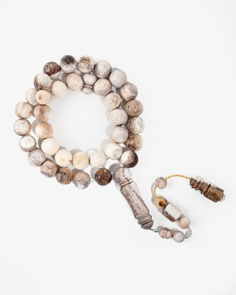 سبحة قرن غزال طبيعي فاخر