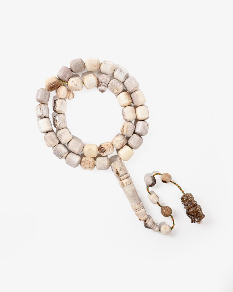 سبحة قرن غزال طبيعي فاخر