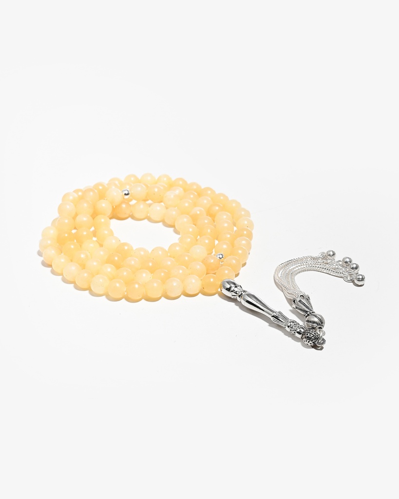 سبحة حجر الأفينتورين الطبيعي