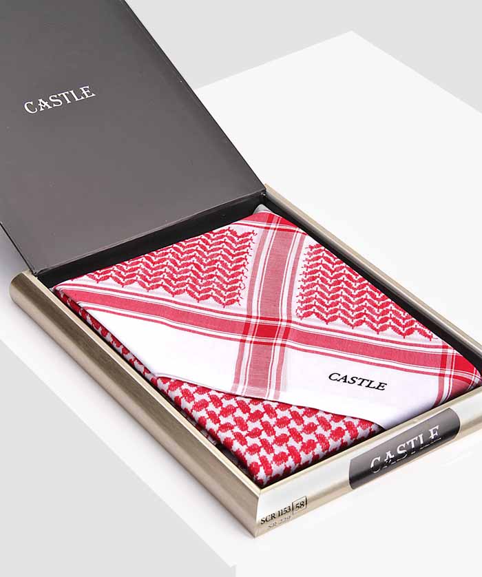 شماغ احمر من كاستل