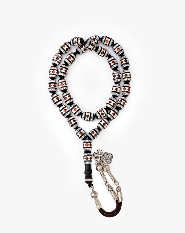 سبحة خشب الكوك المزخرف