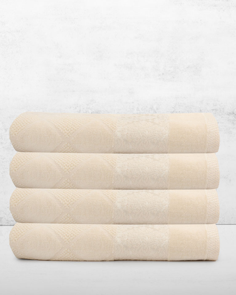 منشفة رجالي بارز الملمس بيج