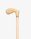 Natural Almond Wood Crutch Stick