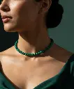 سلسلة الملاكيت الطبيعي – لمسة من الفخامة والطاقة الإيجابية!